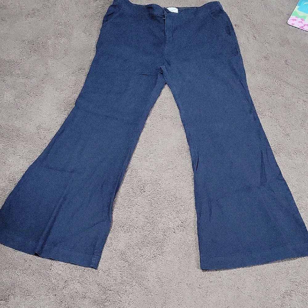 Anthropologie Dark Navy Trousers